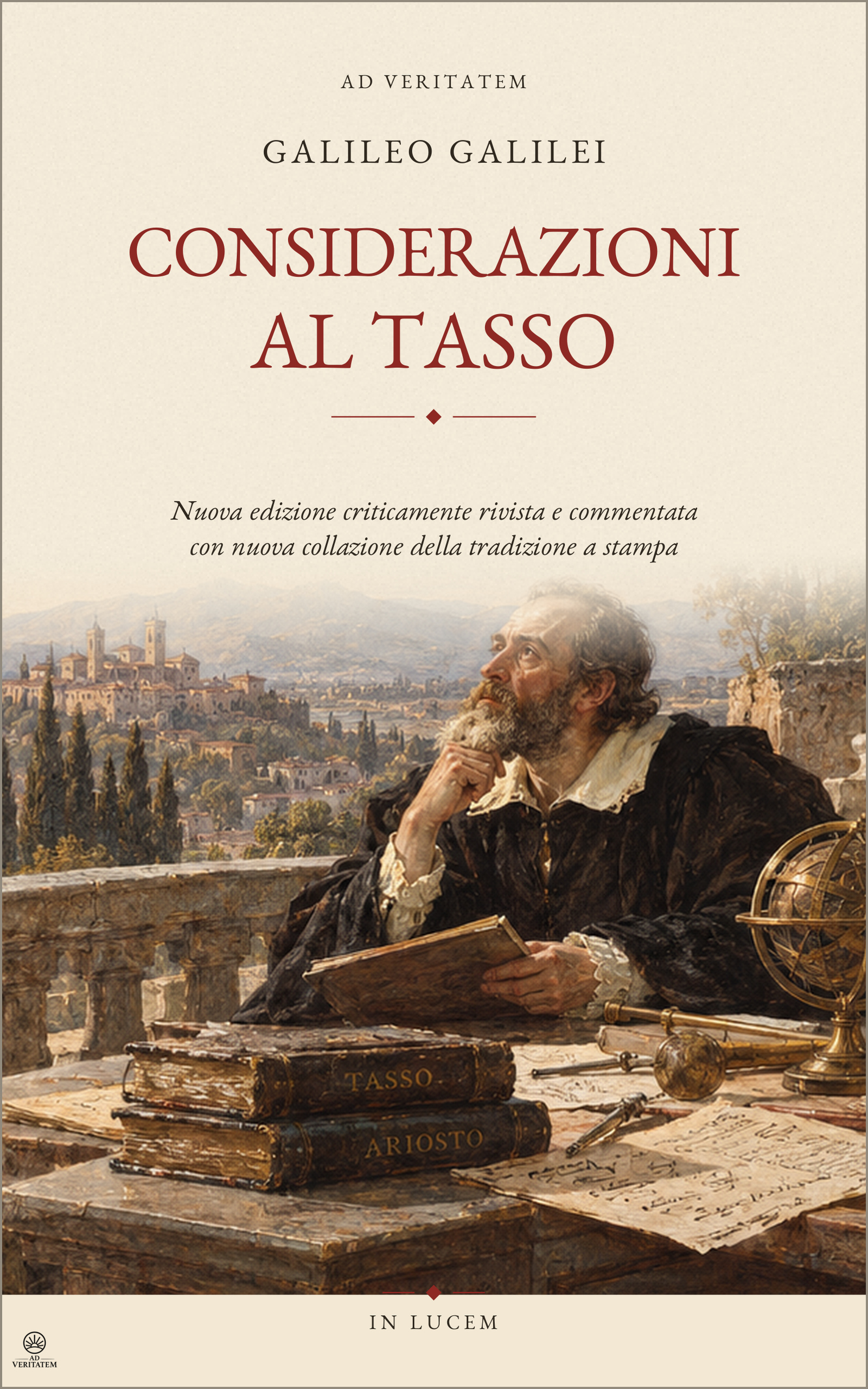 Copertina di Considerazioni al Tasso, Galileo Galilei