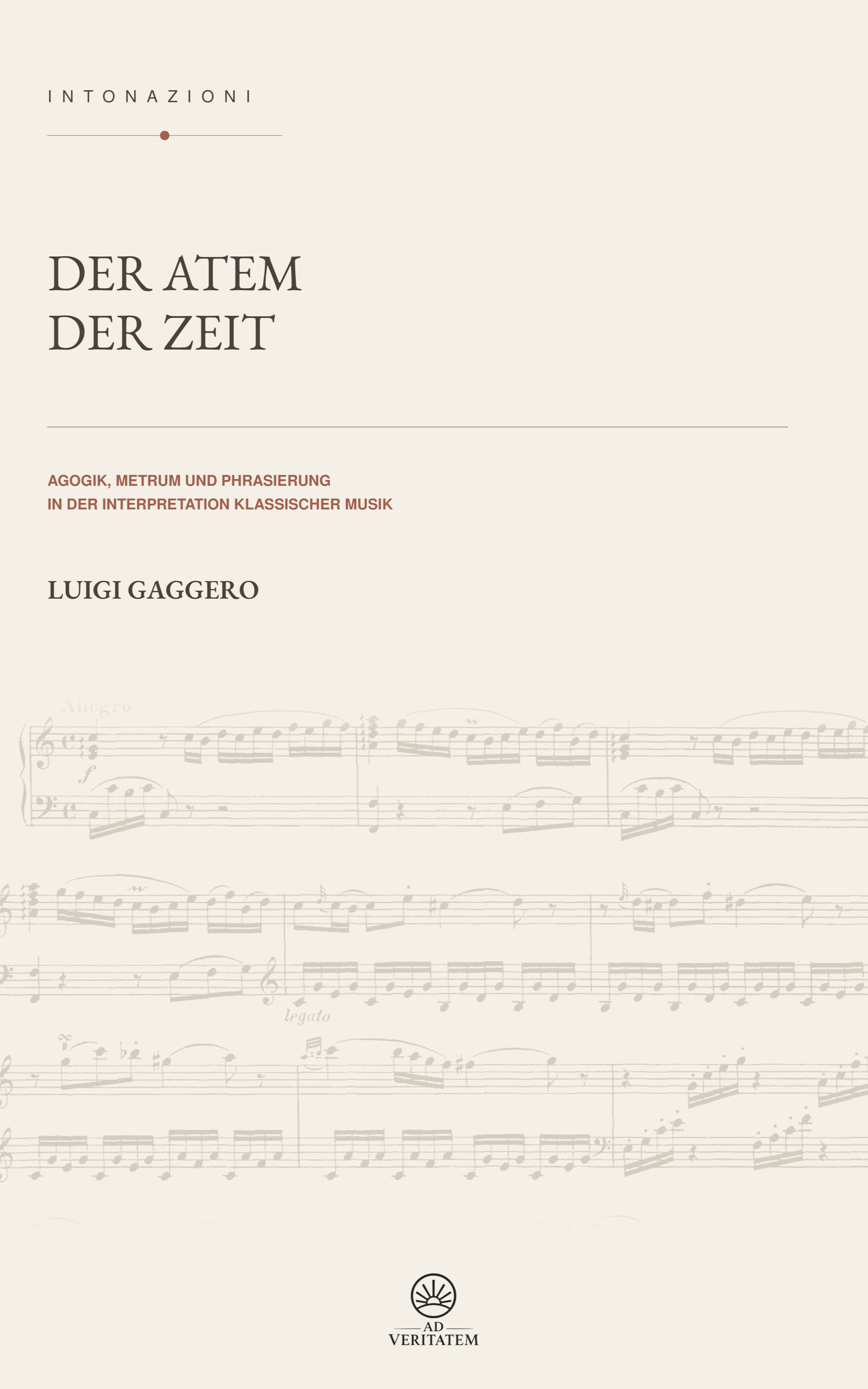 Copertina di Der Atem der Zeit, Luigi Gaggero