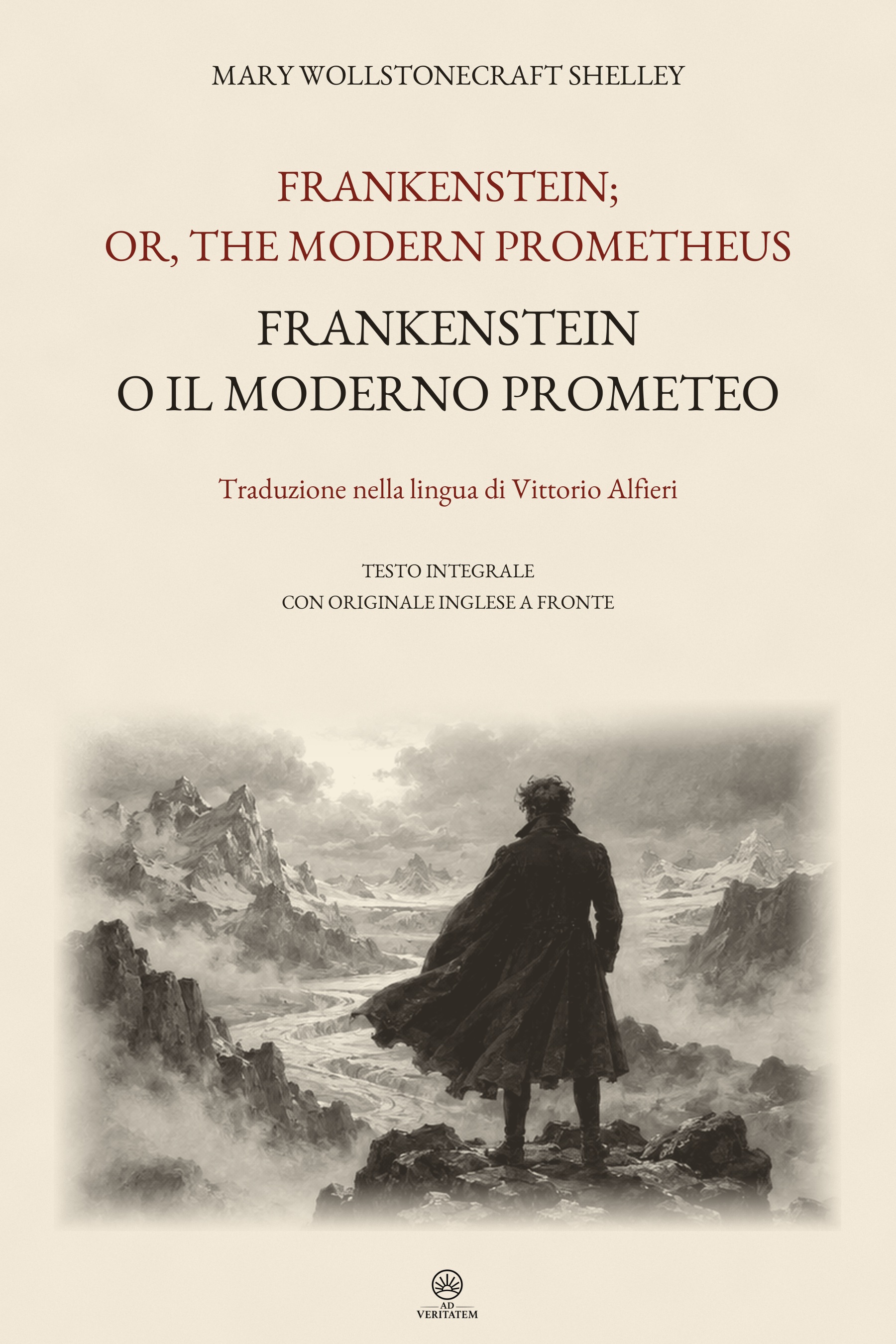 Copertina di Frankenstein o il moderno Prometeo, Mary Wollstonecraft Shelley