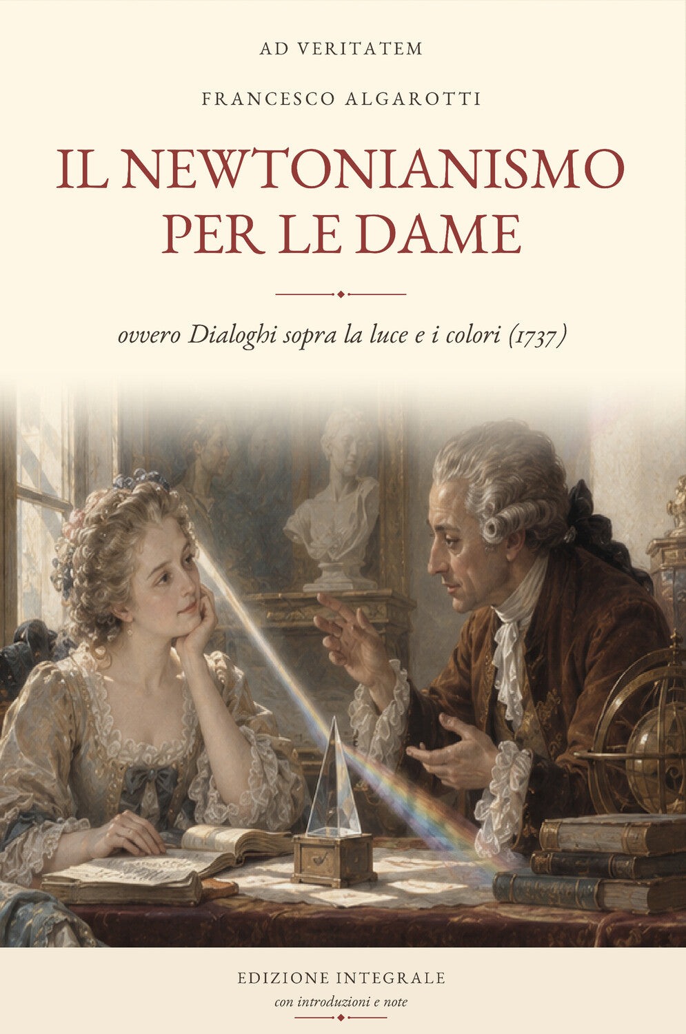 Copertina di Il Newtonianismo per le dame, Francesco Algarotti